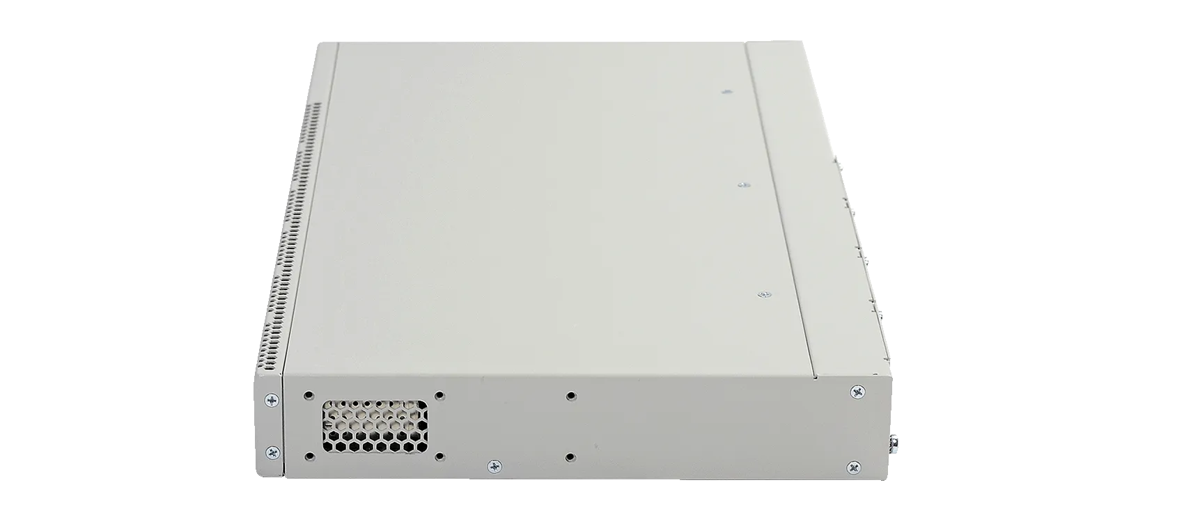 Ethernet-коммутатор MES2424FB, 24x1G SFP + 4x10G SFP+, L3, 220V AC/12V DC